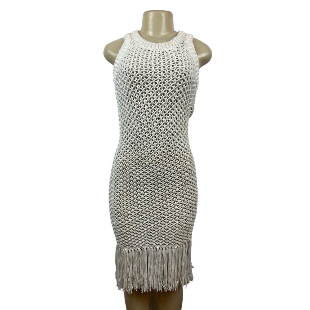 Michel Kors Women’s White Knitted Dress Sz XXS